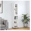Image de Hoge kast 34,5x34x180 cm bewerkt hout wit3199377