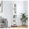 Image de Buffet haut Blanc 34,5x34x180 cm Bois d'ingénierie3199385