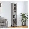 Image de Buffet haut Sonoma gris 34,5x34x180 cm Bois d'ingénierie3199391