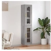 Image de Buffet haut Sonoma gris 34,5x34x180 cm Bois d'ingénierie 3199423