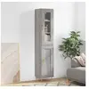 Image de Buffet haut Sonoma gris 34,5x34x180 cm Bois d'ingénierie 3199487