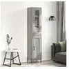 Image de Buffet haut Sonoma gris 34,5x34x180 cm Bois d ingénierie
