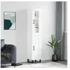Image de Buffet haut Blanc 34,5x34x180 cm Bois d'ingénierie 3199513