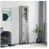 Image de Buffet haut Sonoma gris 34,5x34x180 cm Bois d'ingénierie 3199519