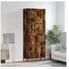 Image de Hoge kast 69,5x34x180 cm bewerkt hout gerookt eikenkleurig3199566