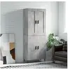 Image de Buffet Haut, Armoire de Rangement avec Pieds, Meuble de Rangement, Organisateur Salon Salle de Séjour, Gris Béton Bois d'Ingénierie