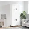 Image de Hoge kast 69,5x34x180 cm bewerkt hout wit3199577