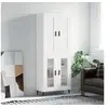 Image de Buffet haut Blanc 69,5x34x180 cm Bois d'ingénierie 3199633