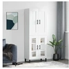 Image de Buffet haut Blanc 69,5x34x180 cm Bois d'ingénierie 3199641