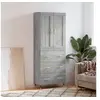 Image de Buffet haut Sonoma gris 69,5x34x180 cm Bois d'ingénierie 3199735