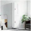 Image de Buffet haut Blanc 34,5x34x180 cm Bois d'ingénierie3200105