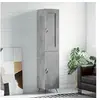 Image de Buffet Haut, Armoire de Rangement avec Pieds, Meuble de Rangement, Organisateur Salon Salle de Séjour, Moderne, Gris Béton Bois d'Ingénierie