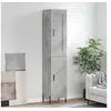 Image de Buffet Haut, Armoire de Rangement avec Pieds, Meuble de Rangement, Organisateur Salon Salle de Séjour, Moderne, Gris Béton Bois d'Ingénierie 3200141
