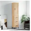 Image de Buffet haut Chêne sonoma 34,5x34x180 cm Bois d ingénierie