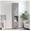 Image de Hoge kast 34,5x34x180 cm bewerkt hout grijs sonoma eikenkleurig3200239