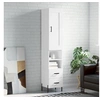 Image de Buffet haut Blanc 34,5x34x180 cm Bois d'ingénierie 3200265
