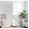 Image de Buffet haut Blanc 34,5x34x180 cm Bois d'ingénierie 3200337