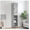 Image de Buffet haut Gris béton 34,5x34x180 cm Bois d'ingénierie3200341