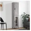 Image de Hoge kast 34,5x34x180 cm bewerkt hout grijs sonoma eikenkleurig3200407
