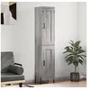 Image de Hoge kast 34,5x34x180 cm bewerkt hout grijs sonoma eikenkleurig3200463