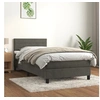 Image de Boxspring met matras fluweel donkergrijs 100x200 cm3141348