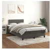 Image de Boxspring met matras fluweel donkergrijs 120x200 cm3141354