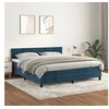 Image de Boxspring met matras fluweel donkerblauw 180x200 cm3141441