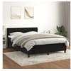 Image de Boxspring met matras fluweel zwart 140x190 cm3141481