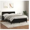 Image de Boxspring met matras fluweel zwart 140x200 cm3141487