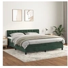 Image de Boxspring met matras fluweel donkergroen 160x200 cm3141494