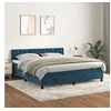 Image de Boxspring met matras fluweel donkerblauw 160x200 cm3141495