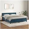 Image de Boxspring met matras fluweel donkerblauw 180x200 cm3141501