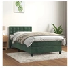 Image de Boxspring met matras fluweel donkergroen 100x200 cm3141530