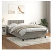 Image de Boxspring met matras fluweel lichtgrijs 120x200 cm3141533