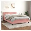 Image de Boxspring met matras fluweel roze 140x200 cm3141550