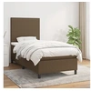 Image de Boxspring met matras stof donkerbruin 80x200 cm3141572