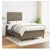 Image de Boxspring met matras stof taupe 120x200 cm3141605