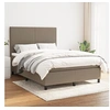 Image de Boxspring met matras stof taupe 140x190 cm3141613