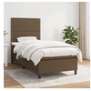Image de Boxspring met matras stof donkerbruin 90x190 cm3141660