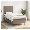 Image de Boxspring met matras stof taupe 90x190 cm3141661