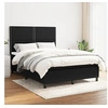 Image de Boxspring met matras stof zwart 140x190 cm3141691