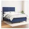 Image de Boxspring met matras stof blauw 140x190 cm3141695