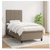 Image de Boxspring met matras stof taupe 80x200 cm3141733