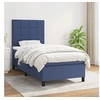 Image de Boxspring met matras stof blauw 80x200 cm3141735