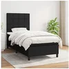 Image de Boxspring met matras stof zwart 90x190 cm3141739