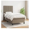 Image de Boxspring met matras stof taupe 90x200 cm3141749