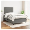 Image de Boxspring met matras stof donkergrijs 120x200 cm3141762