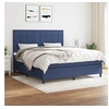 Image de Boxspring met matras stof blauw 180x200 cm3141799
