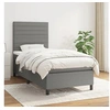 Image de Boxspring met matras stof donkergrijs 80x200 cm3141810