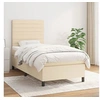 Image de Boxspring met matras stof cràmekleurig 80x200 cm3141814